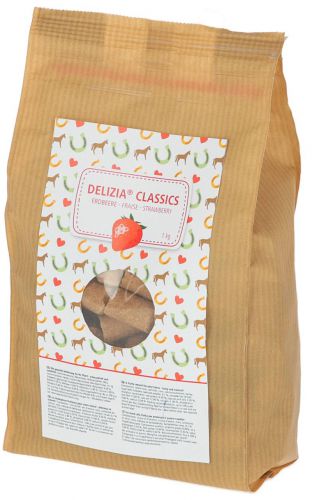 Delizia przysmak dla konia truskawka 1 kg