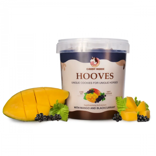 Candy Horse Kopytka z mango i czarną porzeczką