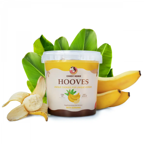 Candy Horse przysmak dla konia KOPYTKA z bananem