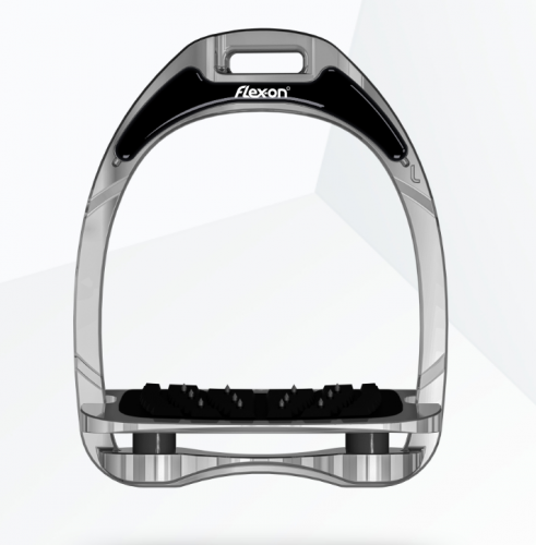 Flex-on strzemiona aluminiowe z wkładką antypoślizgową silver