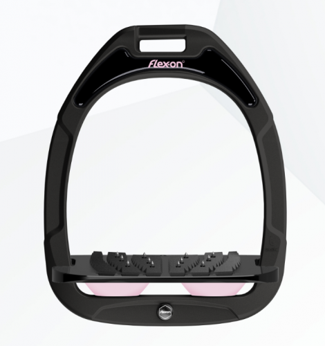 Flex-on strzemiona kompozytowe z wkładką antypoślizgową black/pink Flex-on strzemiona kompozytowe z wkładką antypoślizgową black/pink