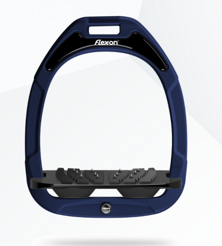 Flex-on strzemiona kompozytowe z wkładką antypoślizgową Granat  Flex-on strzemiona kompozytowe z wkładką antypoślizgową Granat